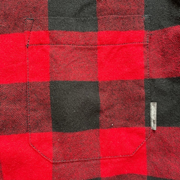Eddie Bauer Buffalo Check Flannel Button Up - Picture 2 of 3